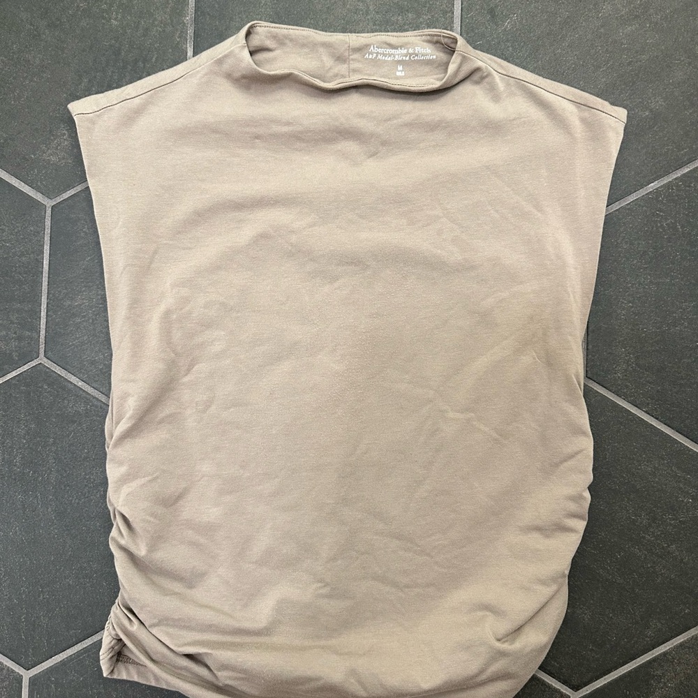 Abercrombie & Fitch Modal-Blend Tan Top